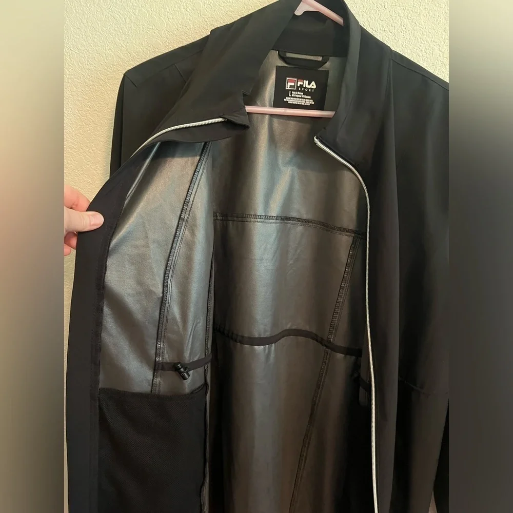 Fila Sport Black Jacket Size Large - Picture 9 of 9